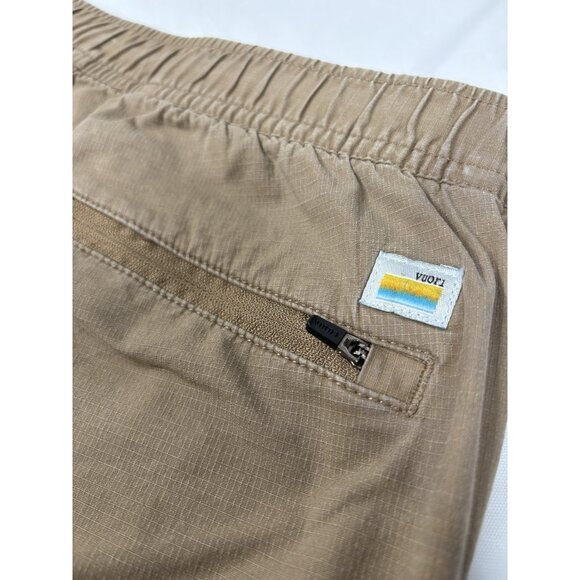 Vuori Ripstop Climbing Pants Men’s Large Khaki Stretch Slim Fit Hiking Outdoor - Picture 4 of 12